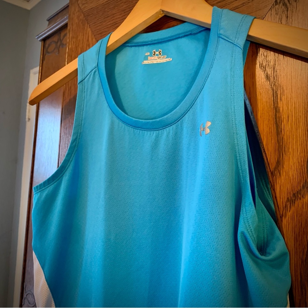Under Armour Women's HeatGear Teal Tank